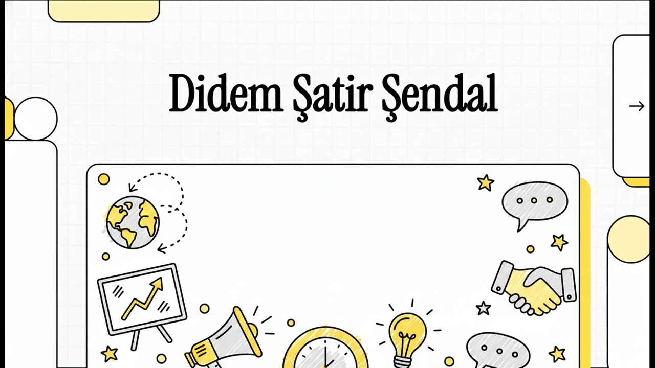 Didem Şatır Şendal sunum videosunun kapak karesi